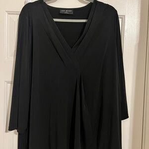 Lane Bryant Elegant Black Blouse